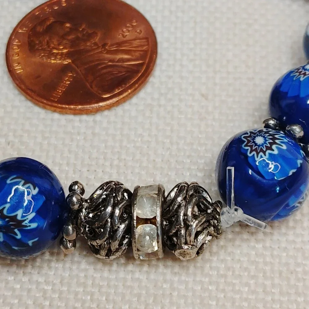 Handmade Evil Eye Glass Bracelet